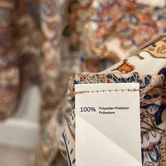 NWT Cupshe M Charleigh Flared Sleeve V-Neck Dress - Picture 7 of 8